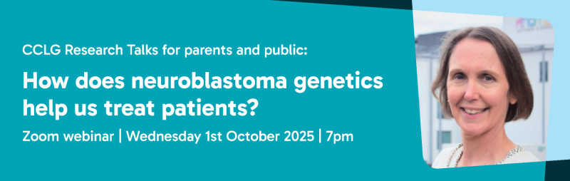 Register now – CCLG Research Talks: How does neuroblastoma genetics ...