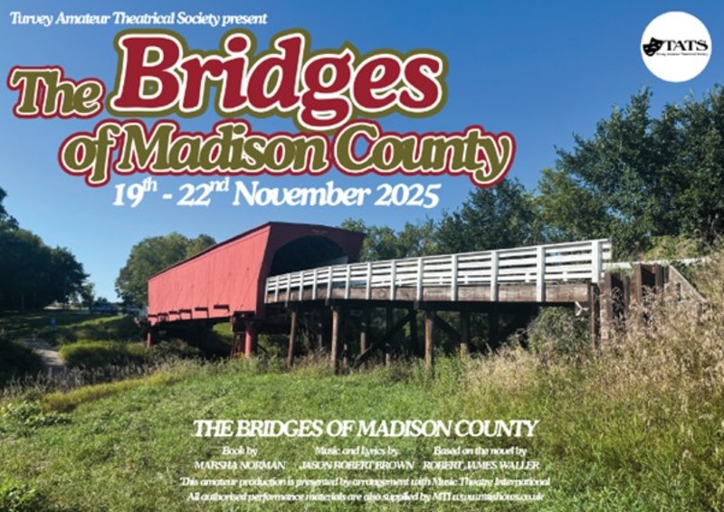 Buy Tickets – The Bridges of Madison County – Turvey Village Hall