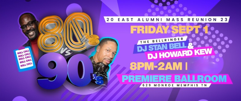 Buy tickets – 80svs90s With The Bell Ringer DJ Stan Bell and DJ Howard ...