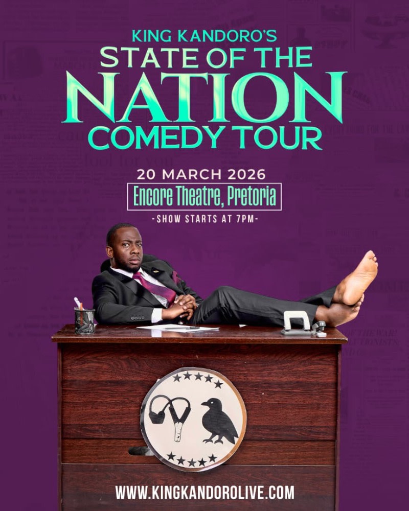 Buy tickets – Kandoro's State of the Nation | PRETORIA – Encore