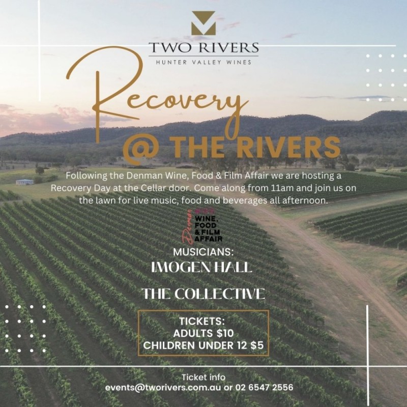 Buy tickets – Recovery @ The Rivers – Two Rivers Wines