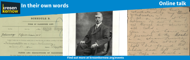 Get tickets – Online talk - In Their Own Words – Zoom