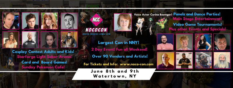 Select tickets – Nococon 2024 – Watertown Municipal Arena