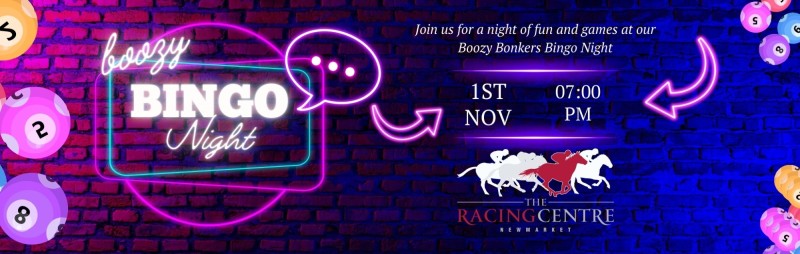Select tickets – Horseracing - Boozy Bingo – The Racing Centre