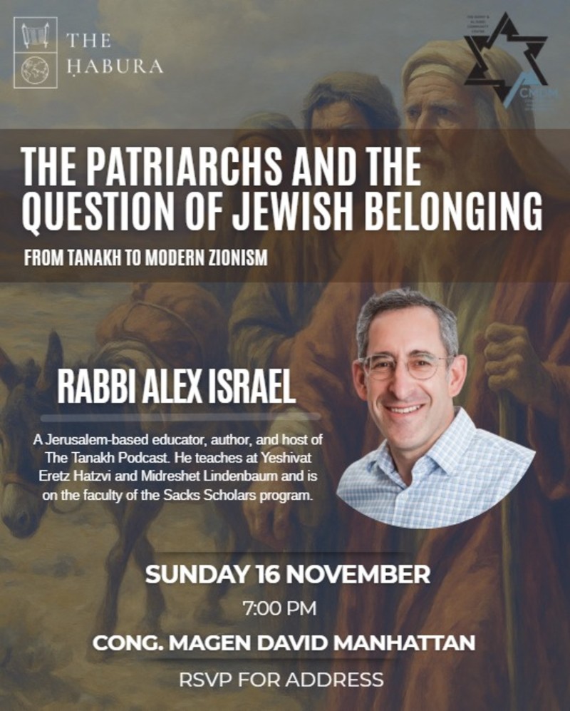 Alex Rabi Select tickets – Rabbi Alex Israel: The Patriarchs and the Question of ...