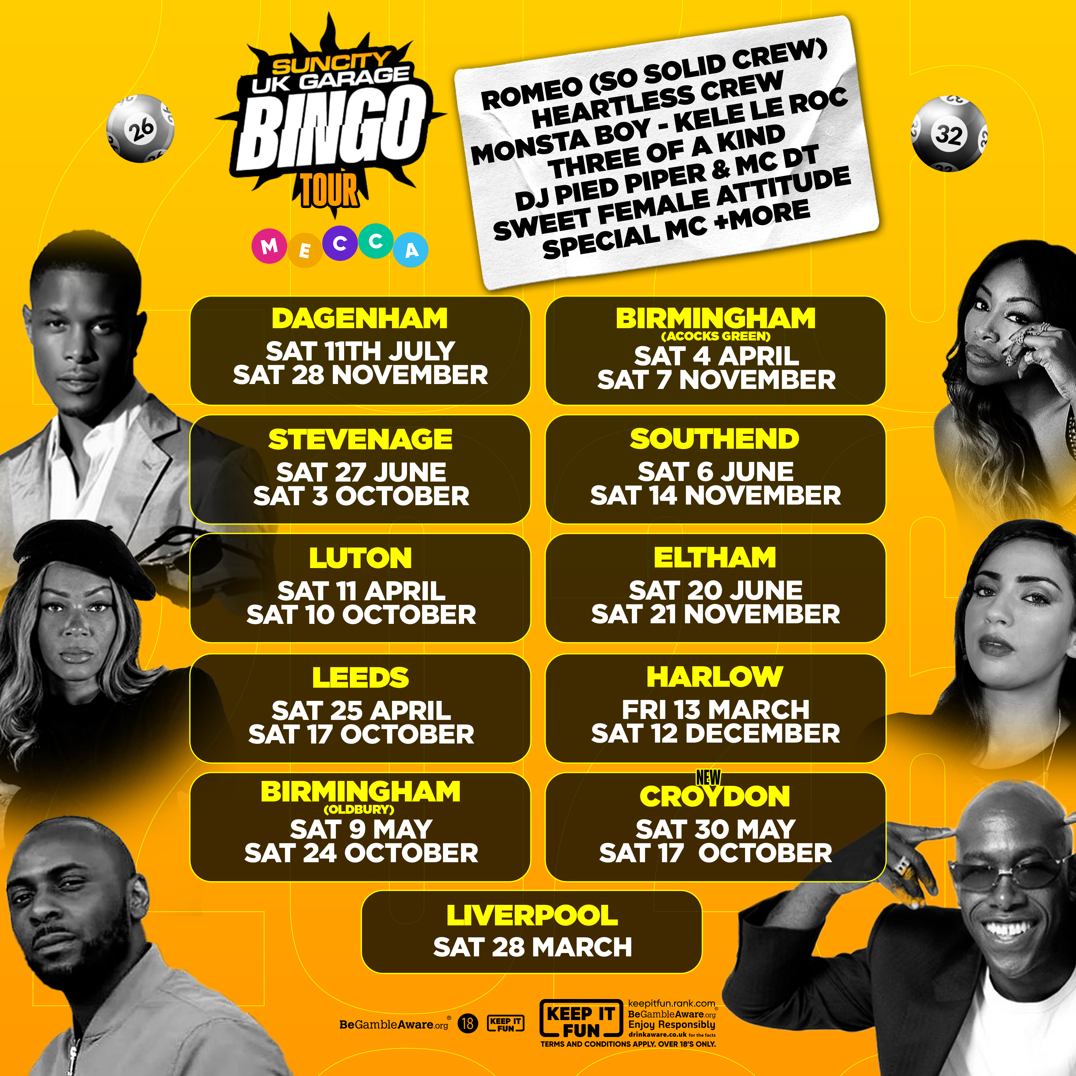 Sun City Bingo UK Tour