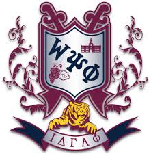 Wine Psi Phi and Beta Phi Burgundy