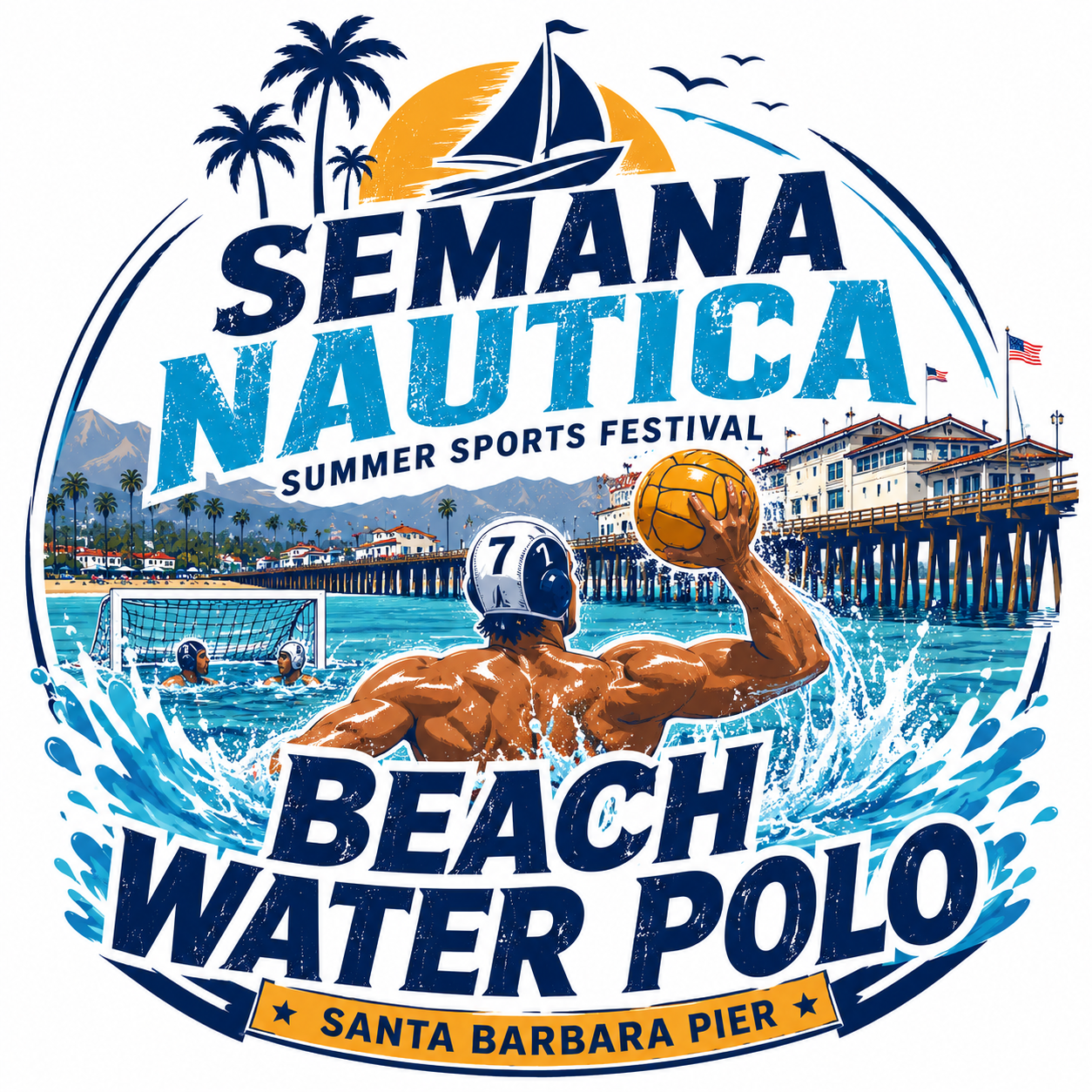 Semana Nautica Summer Sports Festival Beach water polo