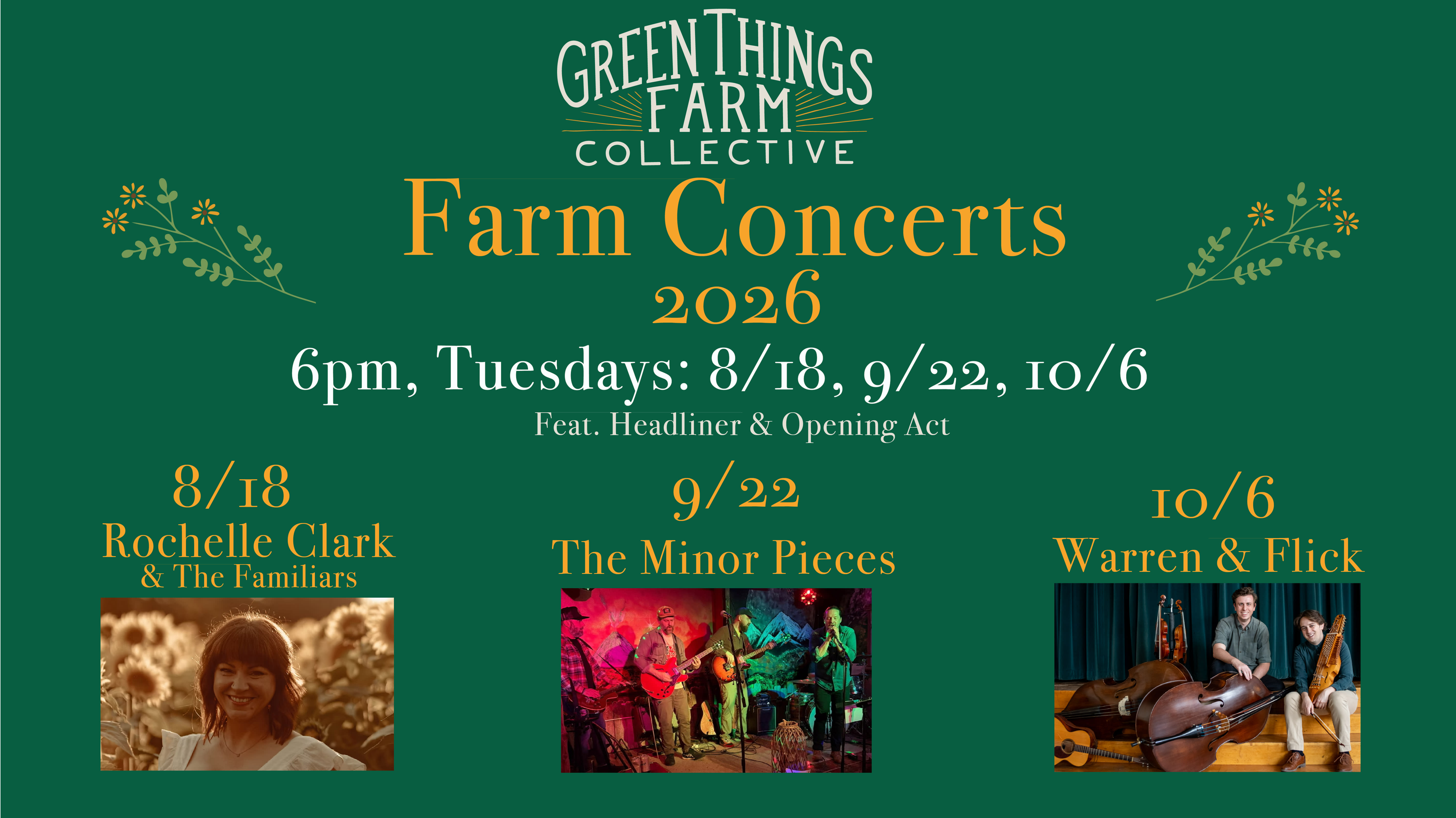 Farm Concerts at Green Things Farm Collective