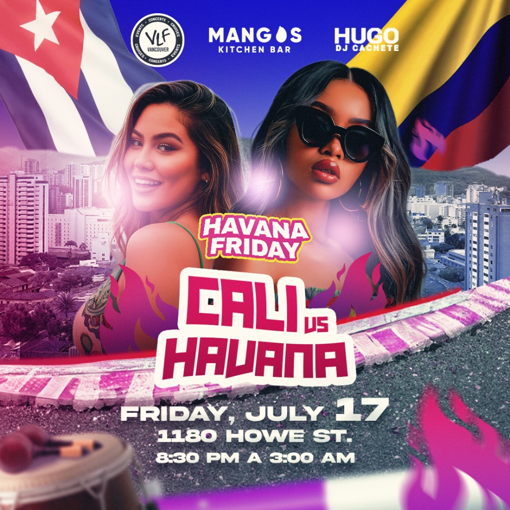 Havana Friday: Cali vs. Havana 🇨🇺🇨🇴 - MANGOS KITCHEN BAR
