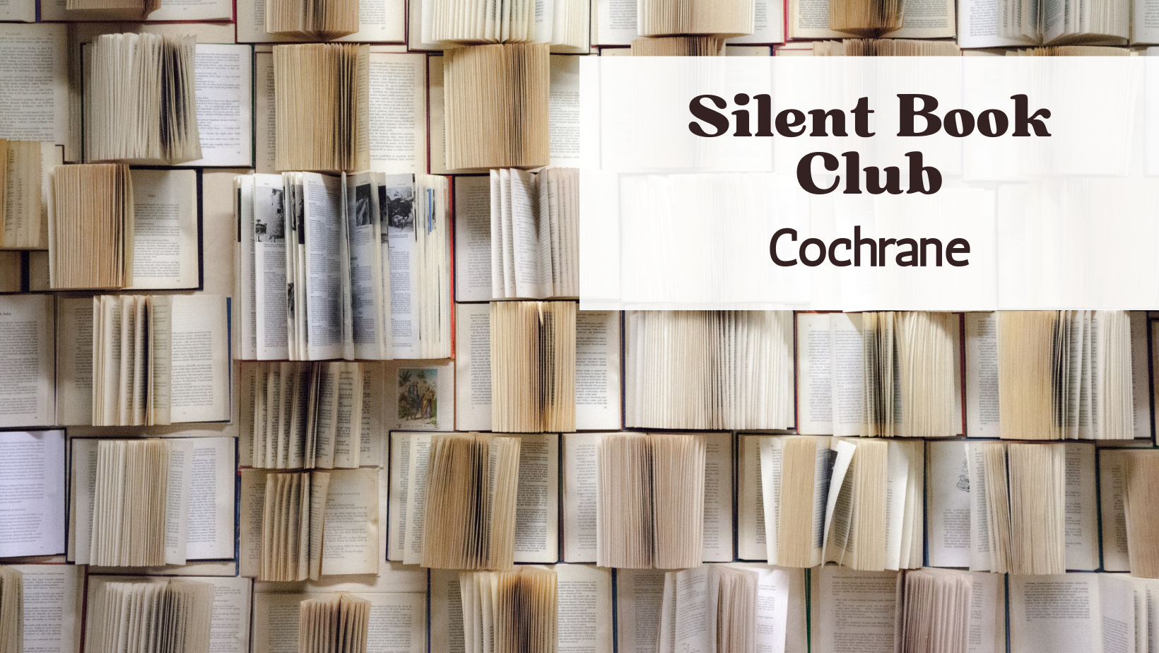 Silent Book Club - Cochrane