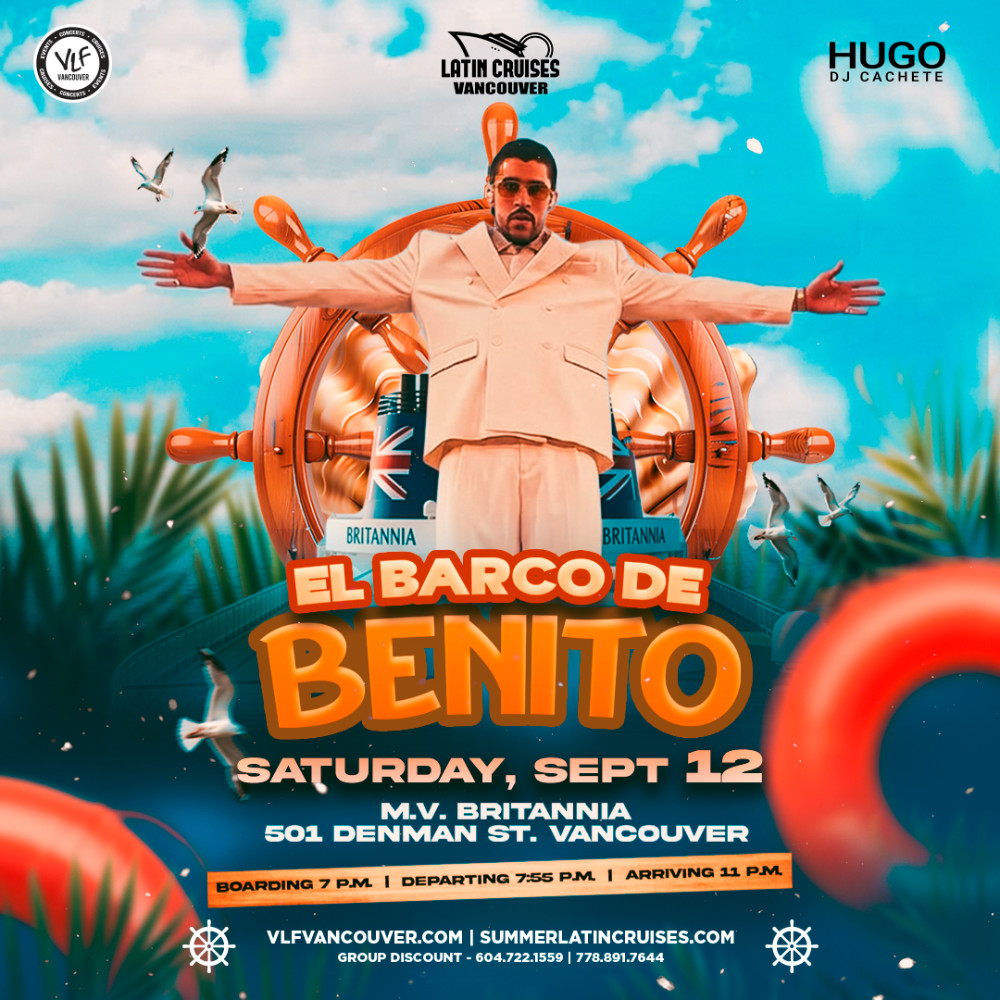 Latin Cruises 11 | Barco de Benito 2  Party Boat 2026