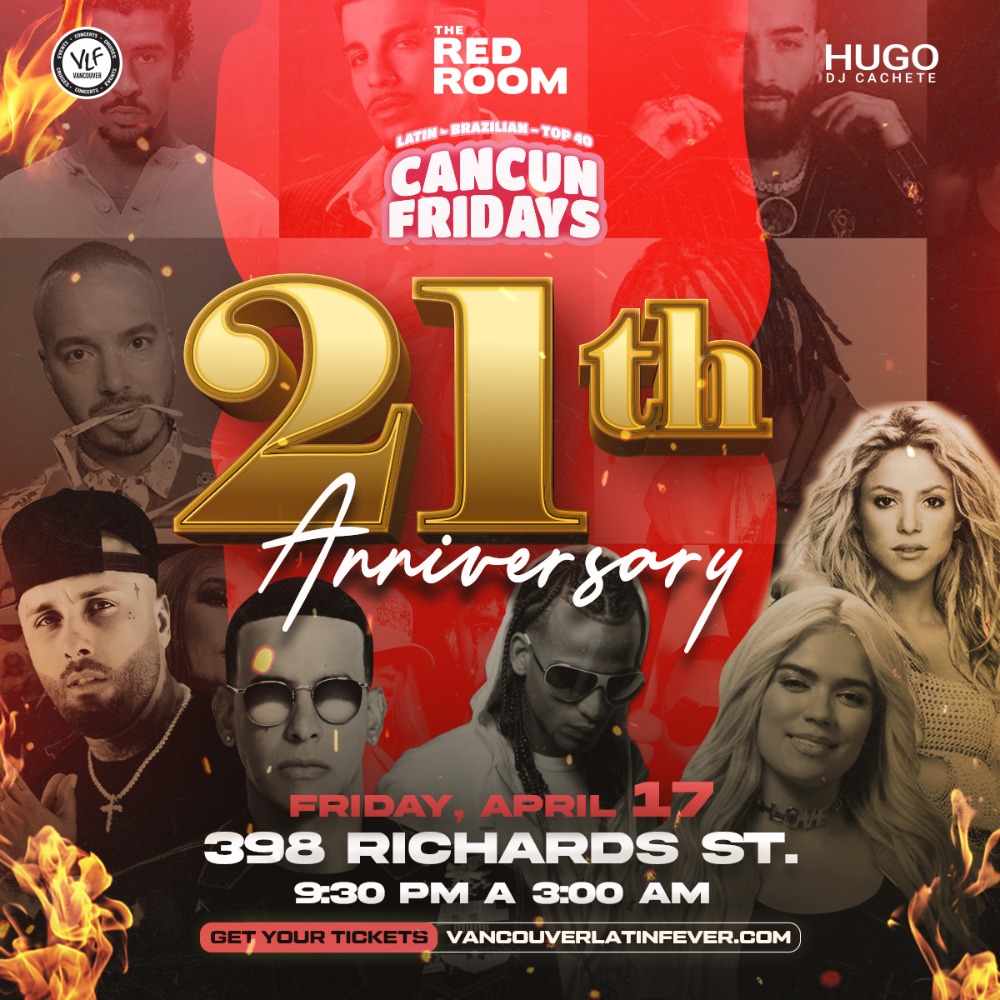 Cancun Fridays Red Room - 21th Anniversary