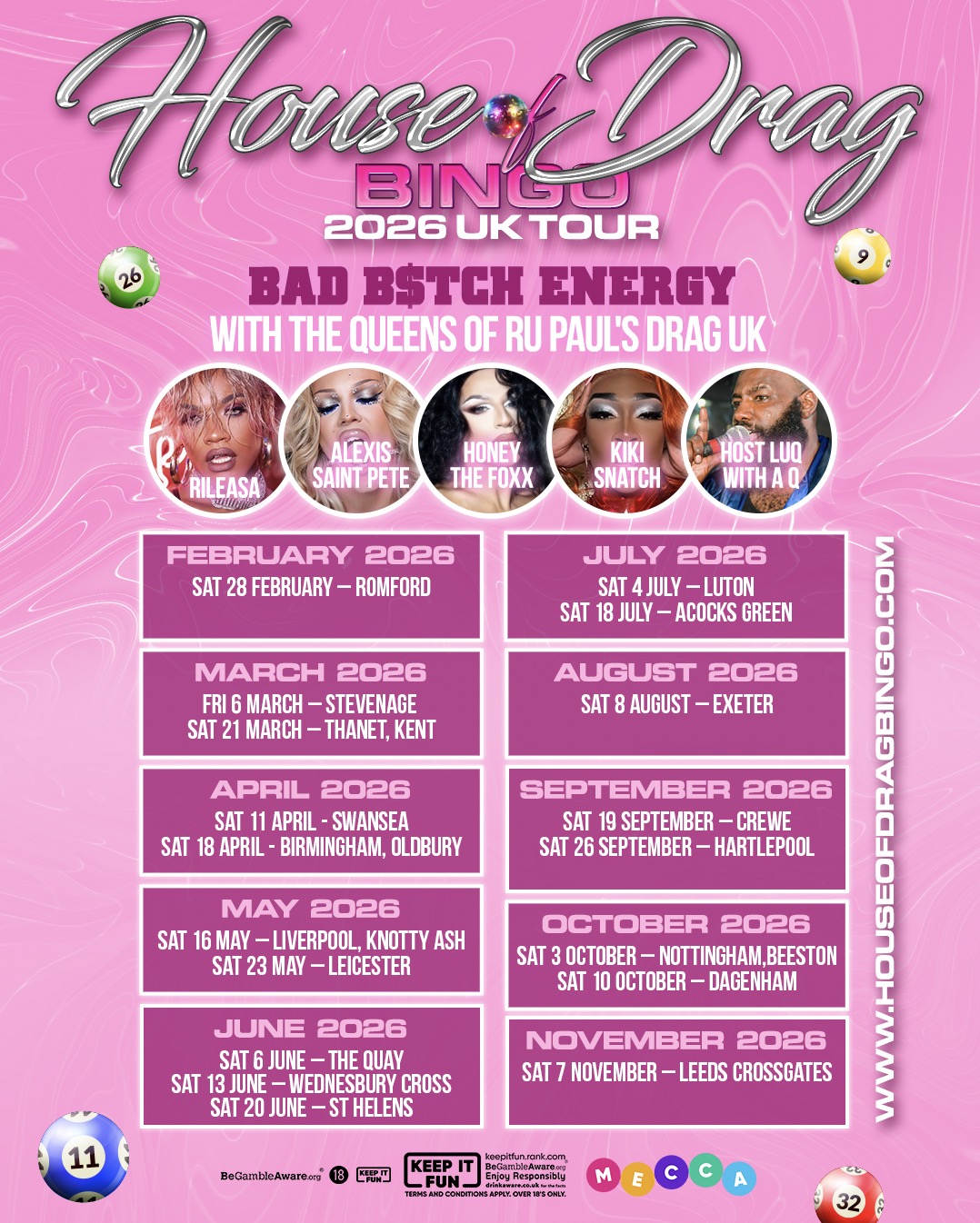 House Of Drag Bingo