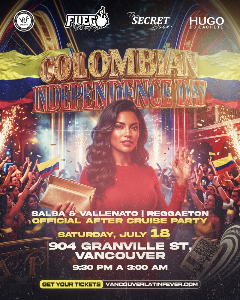 Colombian Independence Day: Fuego Saturdays 🇨🇴🔥