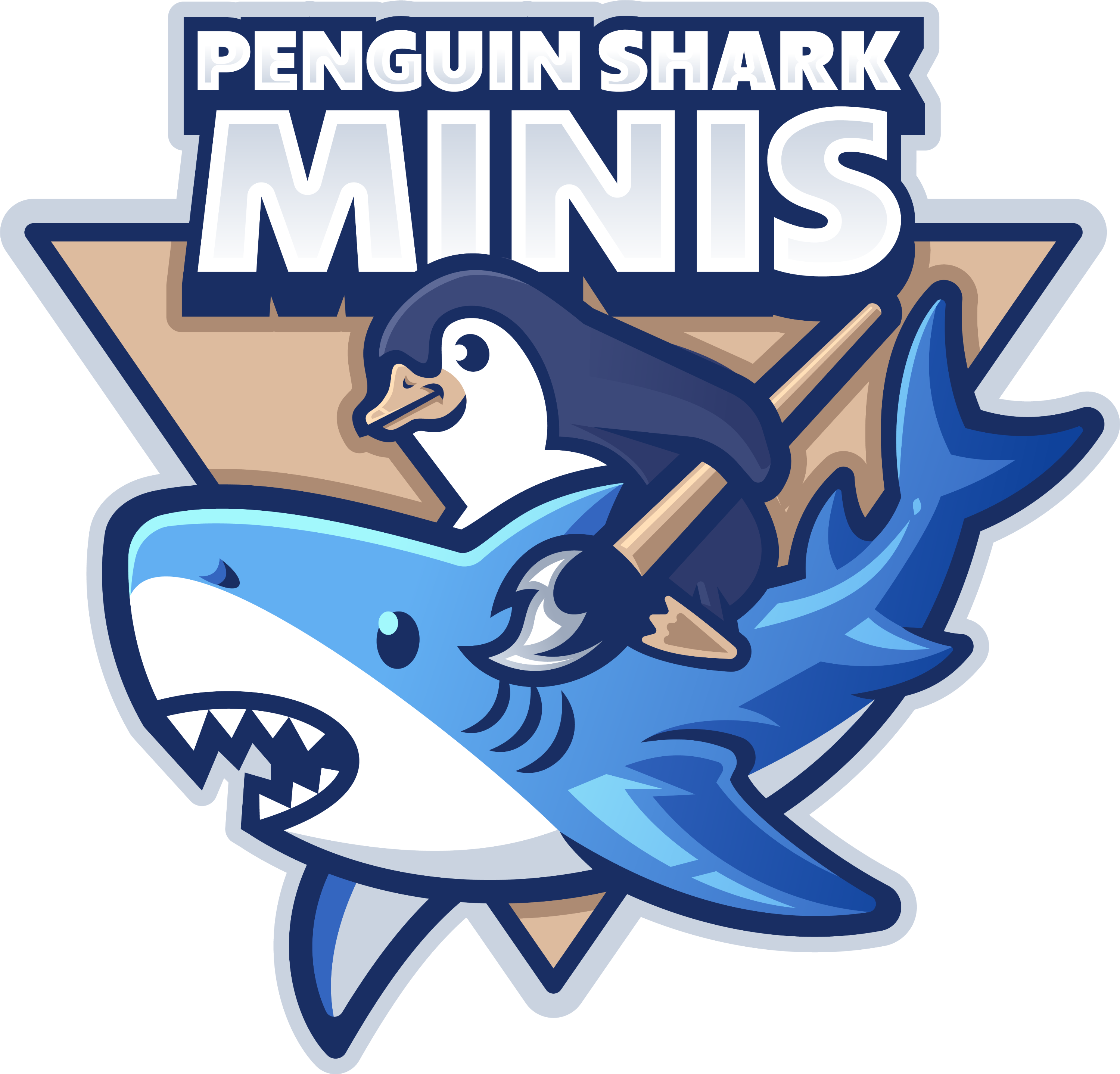 Penguin Shark Miniatures