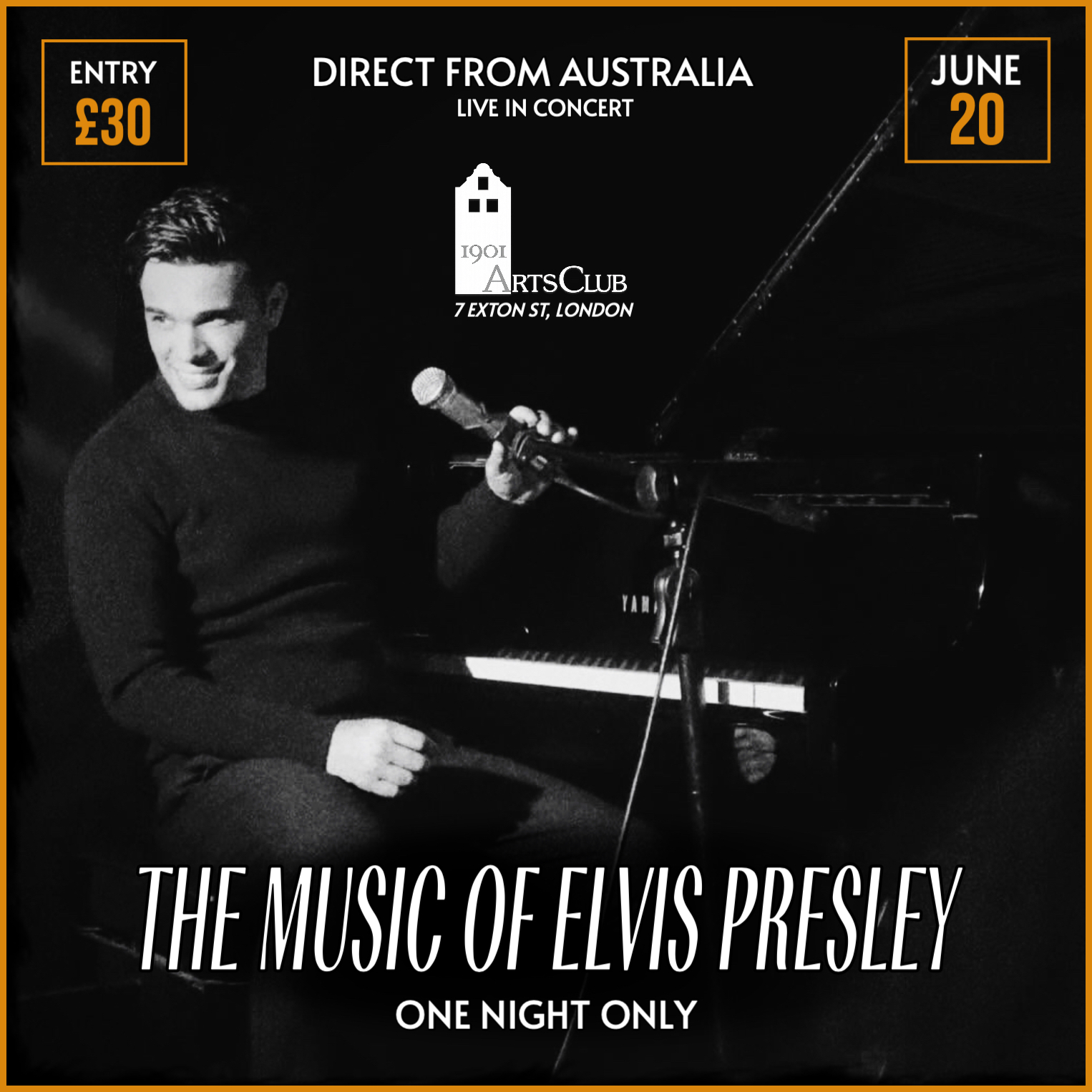 THE MUSIC OF ELVIS PRESLEY - Direct From Australia
