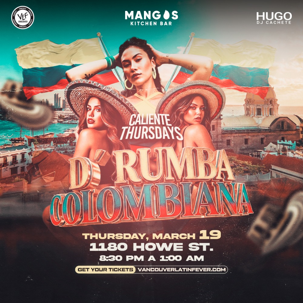 🇨🇴 D'RUMBA COLOMBIANA | Thursday March 19