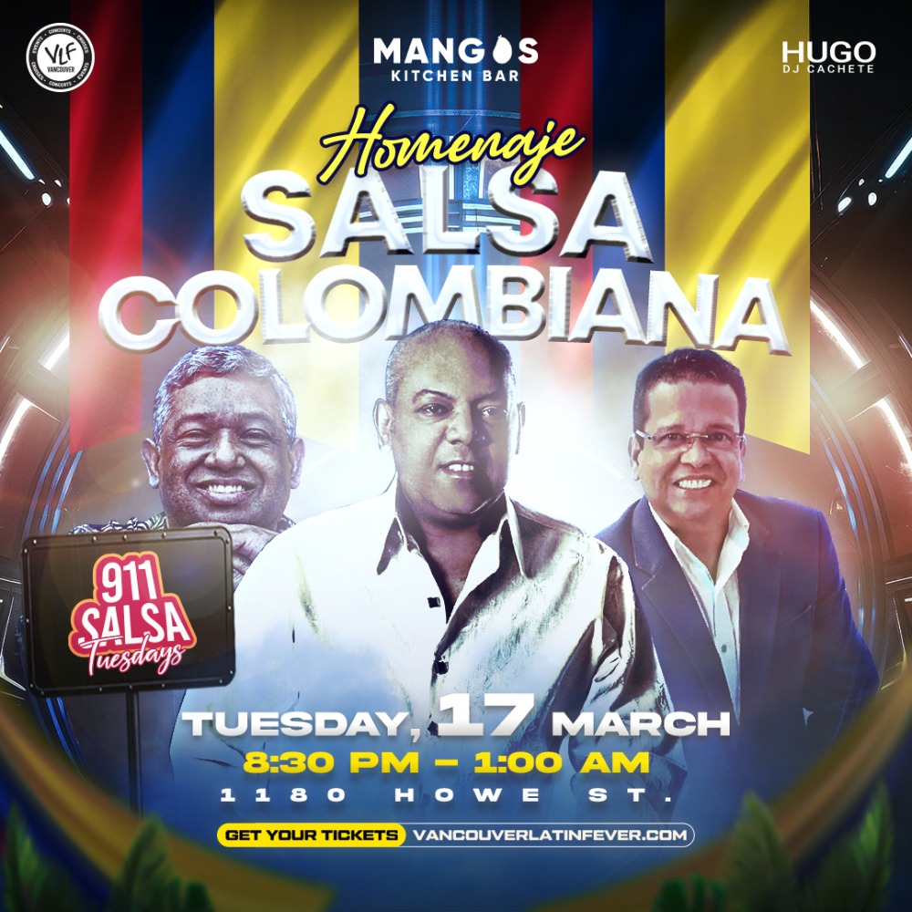 🇨🇴 TRIBUTE TO COLOMBIAN SALSA | Tuesday March 17