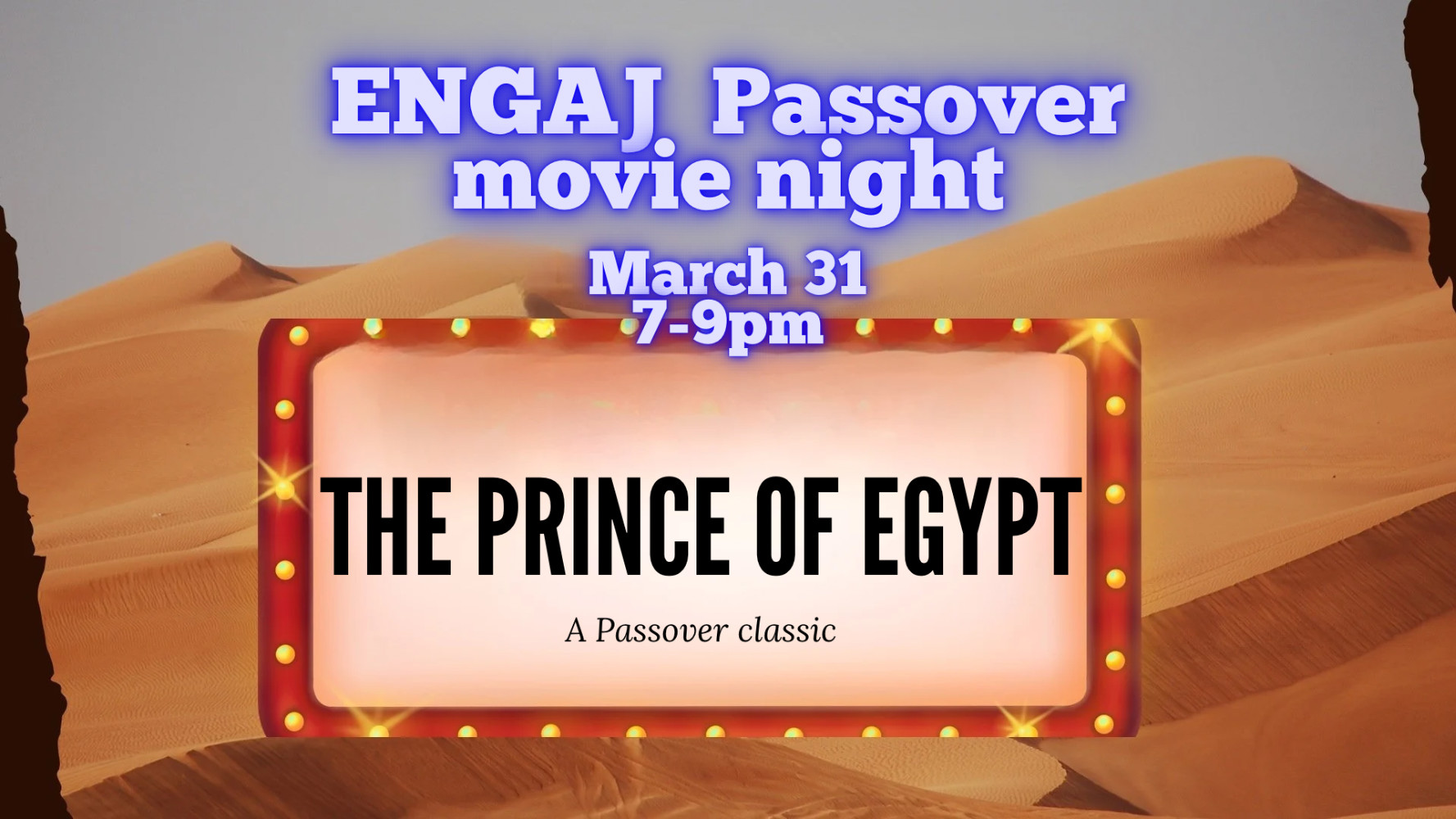 ENGAJ Passover Movie Night 